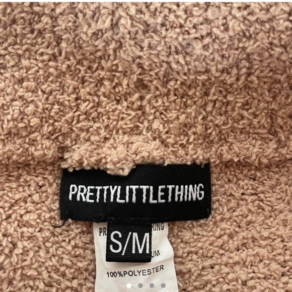 PrettyLittleThing Brown Fuzzy Lounge Pants - Picture 2 of 5
